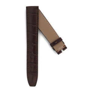 Uhrenarmband Tag Heuer CS3140 Krokodilhaut Braun